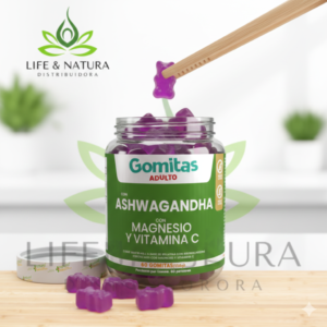 ASHAWANDHA + MAGNESIO Y VITAMINA C GOMAS